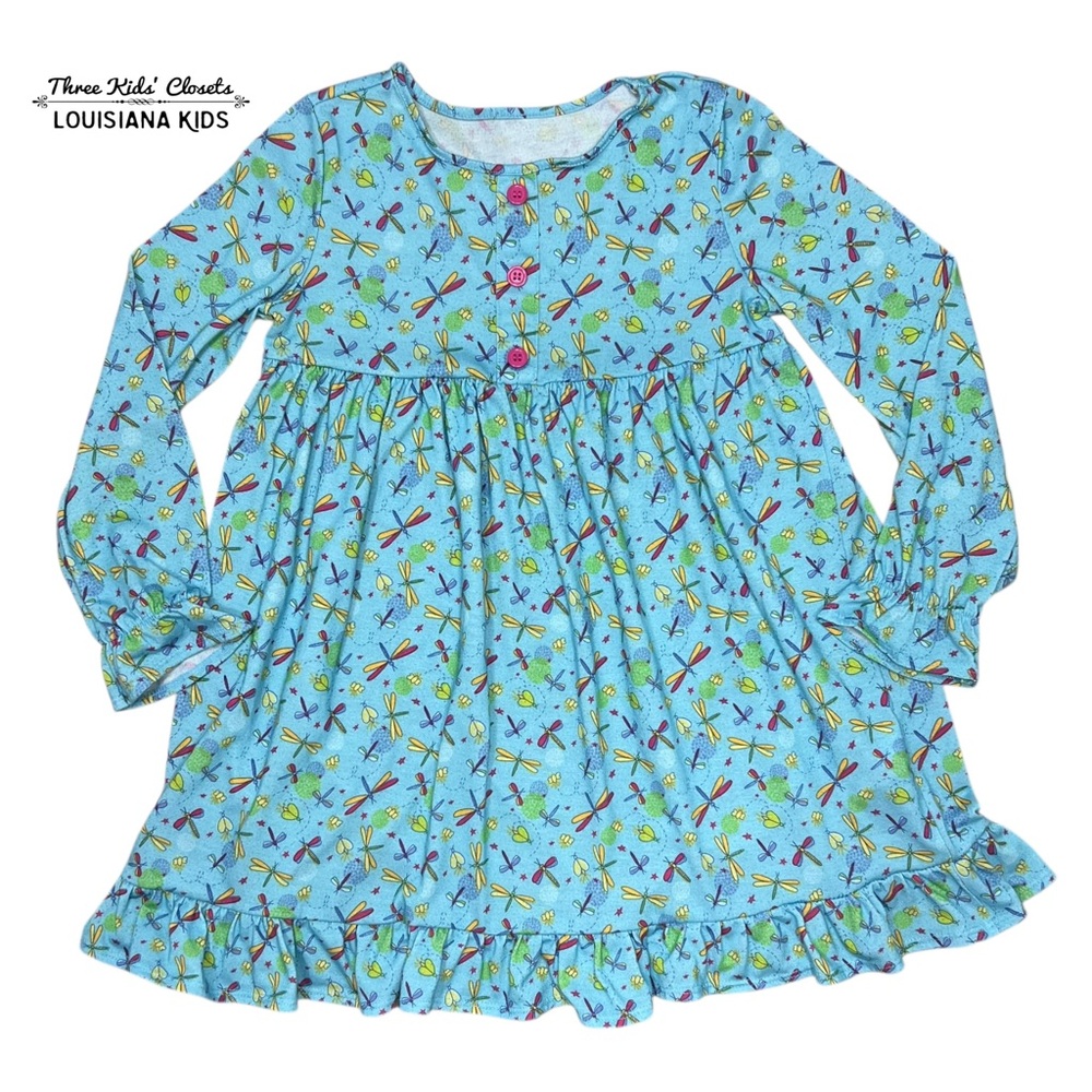 American Girl Wellie Wishers 6Y Fantastic Firefly Dragonfly Nightgown Pajamas
